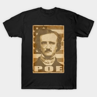 Edgar Allan Poe Politica Propaganda Pop Art T-Shirt